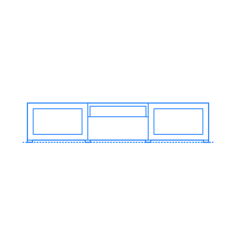 Furniture Tv Stand Ikea Besta Tv Unit 3 Bay Low Doors Shelves Vinyl Svg File, Free Vectors File